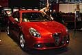 Alfa Romeo Giulietta e hostess al Motor Show di Ginevra 2010