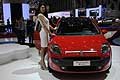 Fiat Punto Evo e sexy ragazza al Salone di Ginevra 2010