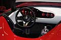 Alfa Romeo 2uettottanta Concept car detaglio interni volante e cambio