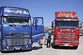 Truck volvo Diablo Blu e truck Scania 530 allAutodromo del Levante di Binetto