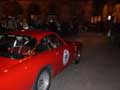 Ferrari con guida a destra n. 508 arrivo a Bologna in serata per le Mille Miglia 2010