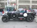 BENTLEY 4 Litre Supercharged (1930) con equipaggio inglese partenza da Bologna per le Mille Miglia 2010- Vintage cars che a gareggiato la PRIMA 1000 Miglia nel 1930