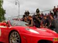 Ferrari Rossa con Montezemolo Presidente della Ferrari