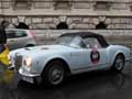 LANCIA Aurelia B24 (1955) Spider duo Sikorski-Gromann (DE) - Esswein-Hardieck (DE) con il numero di gara 247 alle Mille Miglia 2010 ripartenza da Roma in esclusiva su Automania