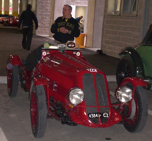 MORETTINI auto storica Fiat 508 S (1936) alle Mille Miglia 2010 a Bologna