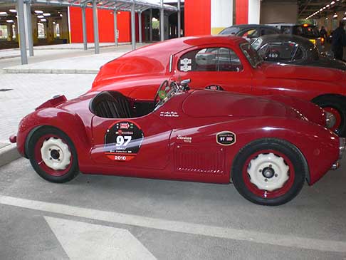 FIAT Zanussi 750 (1948) con numero di gara 97 equipaggio straniero driver Rooker (NL) e codriver Rooker (NL) alle Mille Miglia 2010