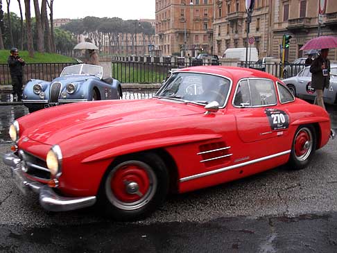 MERCEDES-BENZ 300 SL W198-I (1955) - Prima 1000 Miglia: 1955