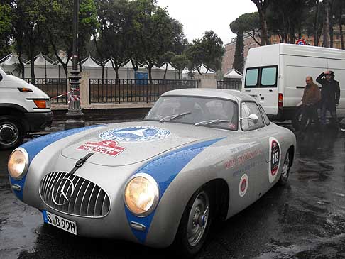 MERCEDES-BENZ 300 SL W194 (1952) codrive Coulthard David ex pilota di Formula 1