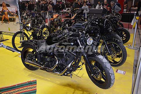 Motodays 2016  - Harley Davidson in bella mostra al MotoDays 2016 alla Fiera di Roma