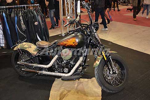 Motodays 2016  - Harley Davidson special militare al MotoDays 2016 Fiera di Roma