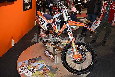 Motodays 2016  - Moto KTM 450 SX F al MotoDays 2016 Fiera di Roma
