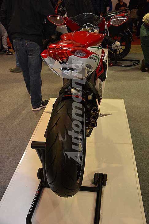 Motodays 2016  - Moto MV Agusta Amg posteriore al MotoDays 2016 alla Fiera di Roma