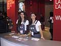 Le ragazze desk informazioni del Motor Show alla Fiera di Bologna 2009