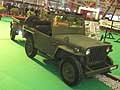 Esercito militare Jeep fuoristrada con rimorchio al Motor Show di Bologna 2009