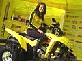 Moto Racing Paddock Show sexy ragazza su Quad Suzuki al Motor Show 2009