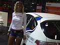 Team e scuderie, accessori e aftermarket per auto. Sexy ragazza stand racing del Motor Show di Bognala 2009