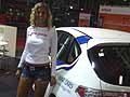 Team e scuderie, accessori e aftermarket per auto. Sexy ragazza stand racing del Motor Show di Bognala 2009