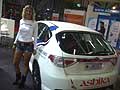 Team e scuderie, accessori e aftermarket per auto. Retrotreno Subaru e Sexy Girl al Motor Show 2009 di Bologna