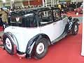Auto d'epoca Lancia Augusta Viotti retrotreno con ruota posteriore esterna al Motor Show di Bologna 2009