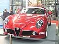 Team e scuderie, accessori e aftermarket per auto. Alfa Romeo 8C Competizione Quadrifoglio Verde calandra al Bologna Motor Show 2009