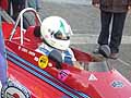 Formula Legend il pilota Chris Amon nella monoposto storica al Motor Show di Bologna