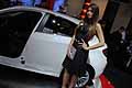 Giulietta e ragazza stand Alfa Romeo
