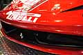 Ferrari 458 Challenge anteriore cavallino sporgente