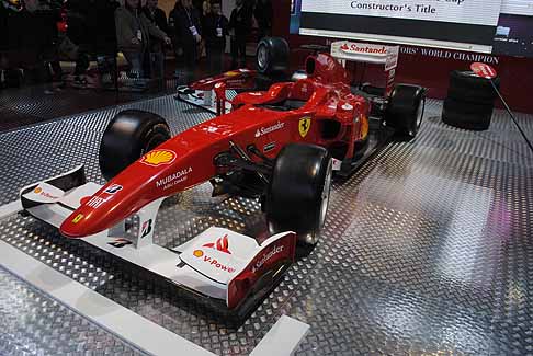 Ferrari - Monoposto Ferrari di Formula 1 nel circuito Mobil 1 Arena del Motor Show di Bologna
