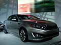 Optima profilo frontale e laterale al New York International Auto Show 2010