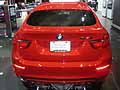 X6 M rosso retro vettura al New York International Auto Show edizione 2010