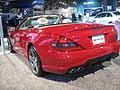 SL 63 AMG cabriolet posteriore vettura al New York International Auto Show 2010