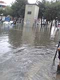 Acqua e grandine a Piazza Kennedy - Acquaviva delle Fonti del 14 giugno 2014