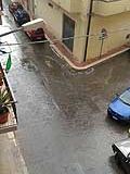 Acquaviva delle Fonti forte acqua sulle strade del paese 14 giugno 2014