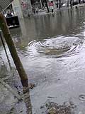 Vortice dacqua a Piazza Kennedy ad Acquaviva delle Fonti del 14 Giungo 2014