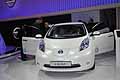 Nissan Leaf frontale white