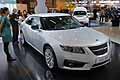 Saab 95 berlina esposta al Salone Internazionale dellAuto di Parigi 2010