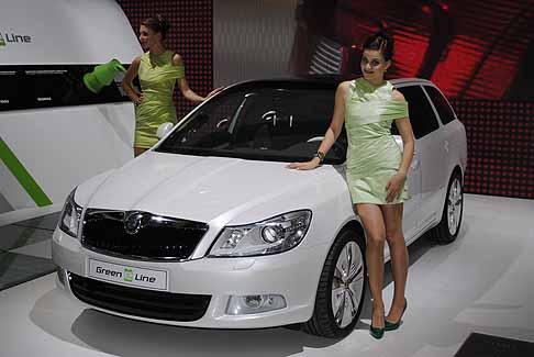 Skoda - Electric car Skoda Octavia Green E Line