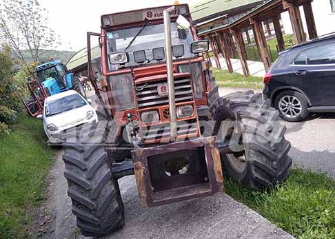 Raduno Trattori - Fiat Trattori per un raduno mezzi agricoli a Ramiseto frazione di Ventasso edizione 2023