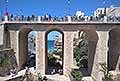 Ponte Borbonico su Lama Monachile al Red Bull Cliff Diving World Siries 2025 a Polignano a Mare - Bari