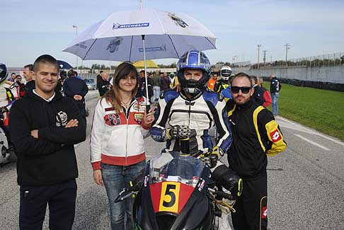 Trofeo Inverno - Del Vecchio Nicola moto Triumph, atmosfere classe 600 Open/Amatori al Trofeo Inverno 2015 presso lAutodromo del Levante di Binetto