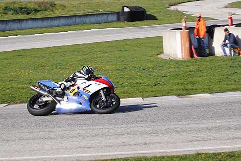 600 Rookies - Moto Yamaha biker Mattarrese Valerio 3^ gara del Trofeo Inverno 2015 presso lAutodromo del Levante