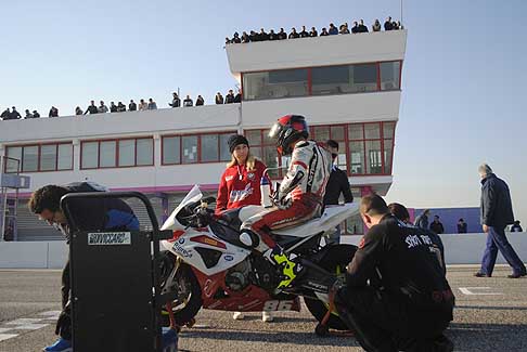 Classe Open - Pole position Divicaro Cosimo su moto BMW e Autodromo gremito, 3^ gara al Trofeo Inverno 2015 classe Open allAutodromo del Levante