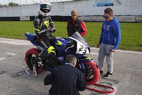 Trofeo Inverno - Ritella Nicola Honda pitline, atmosfere pregara al Trofeo Inverno 2015 presso lAutodromo del Levante di Binetto