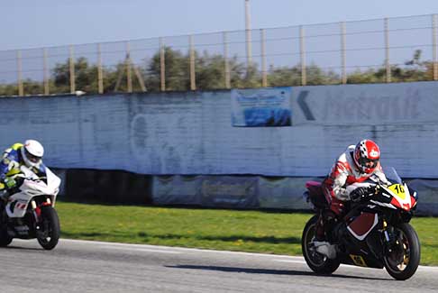 Open Amatori/Rookies - Yamaha di Belviso Luigi vincitore assoluto Trofeo Inverno 3^ gara, presso l´Autodromo del Levante