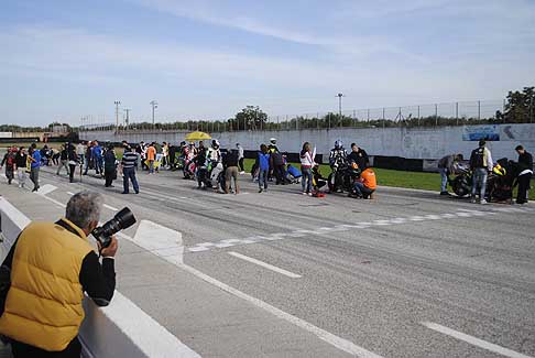 Trofeo Inverno - Atmosfere griglia di partenza pregara categoria 600 Open/Amatori Trofeo Inverno 2015 presso lAutodromo del Levante di Binetto