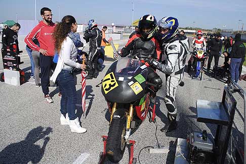 Trofeo Inverno - Atmosfere prima della partenza Open Amatori/Rookies, al Trofeo Inverno 2015 presso lAutodromo del Levante