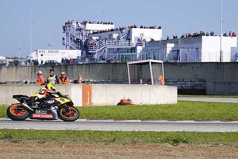 Trofeo Inverno - De Giosa Roberto su Yamaha al Trofeo Inverno 2015 in pista presso lAutodromo del Levante 2015