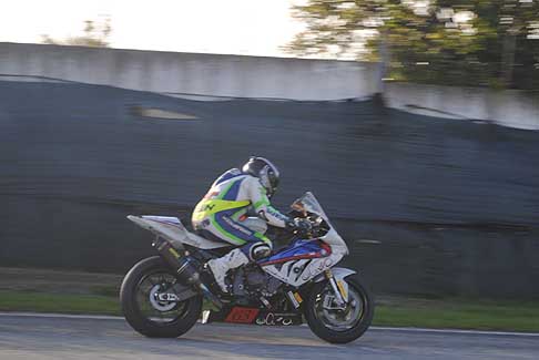 Classe Open - Moto BMW biker Oliva Giuseppe 3^ gara del Trofeo Inverno 2015 classe Open allAutodromo del Levante