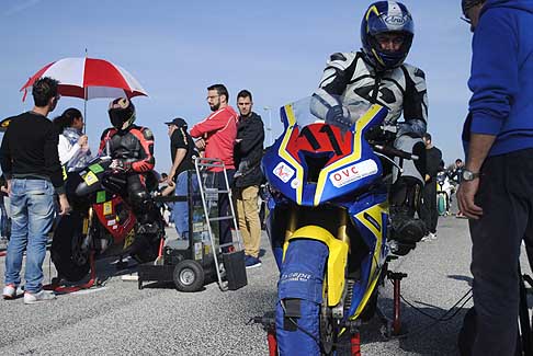 Trofeo Inverno - Pole position biker Mele Francesco su moto Bmw al Trofeo Inverno 2015 presso Autodromo del Levante