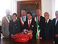 Premiazione per Ferrari con Felipe Massa al XX edizione Trofeo Lorenzo Bandini anno 2013